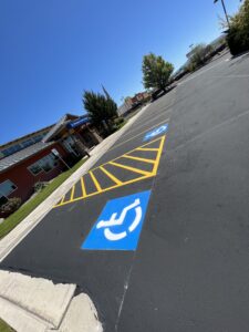 What Is The Process For Parking Lot Striping in Washoe County?